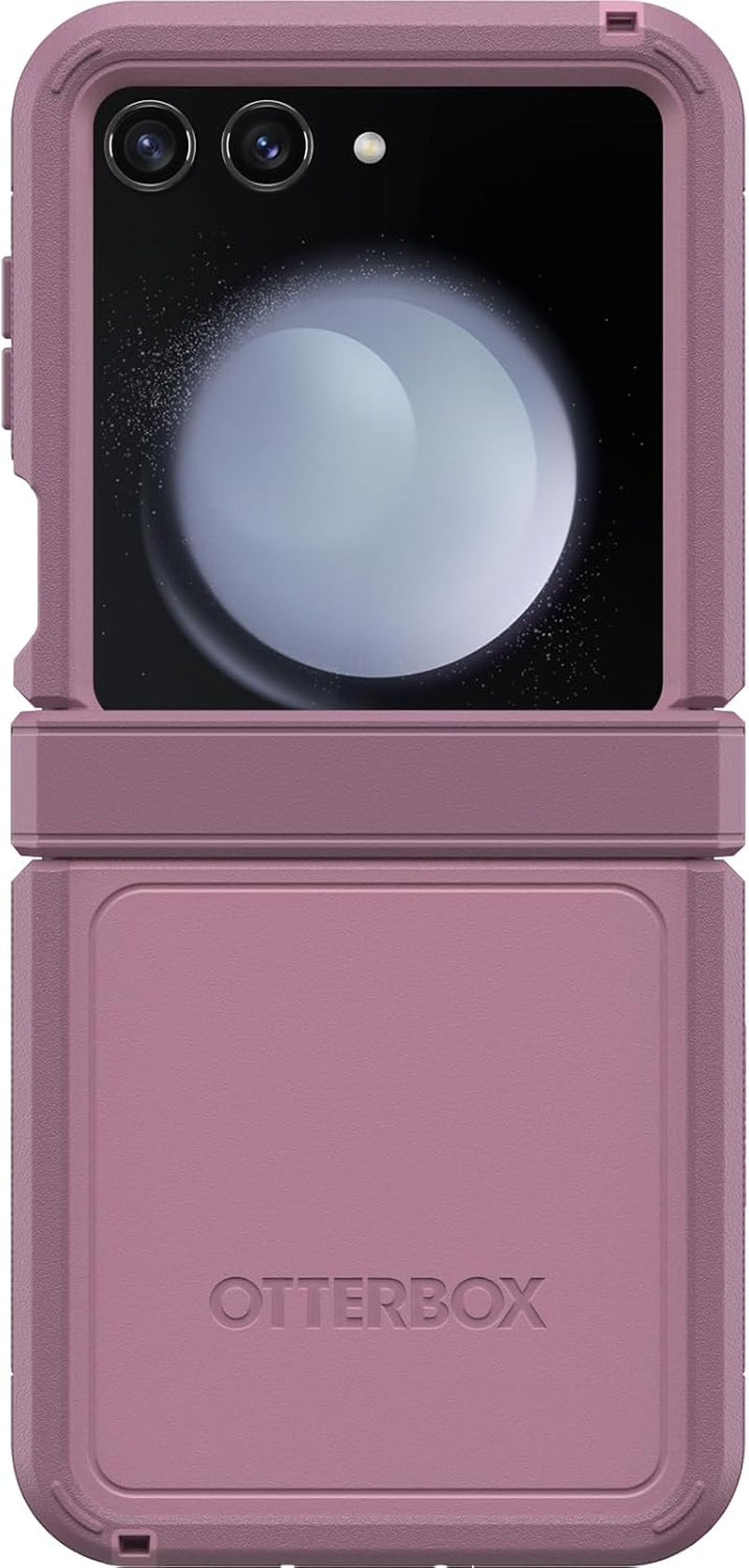 Otterbox Galaxy Z Flip5 Defender Series XT Case - Black, Screenless, Rugged Hinge Protection, Lanyard Attachment, Powershare and Wireless Charging Compatible