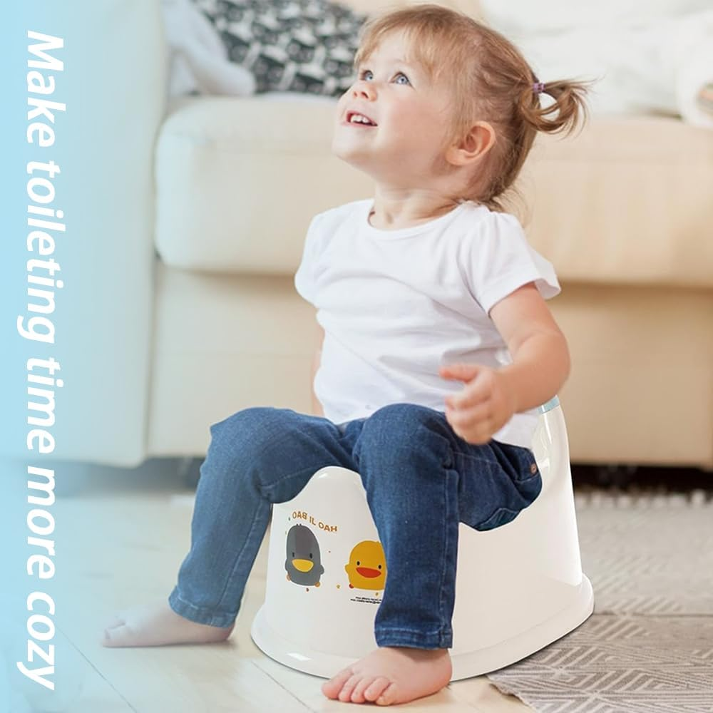 Potty Training Toilet, Potty Toilet Potties, Potty Training Seat, Toddler Potty Chair, Potty Training Toilet Chair with Lid, Ergonomic Baby Potty, Easy to Carry as Travel Potty for Kids 1-6 Years image number 3