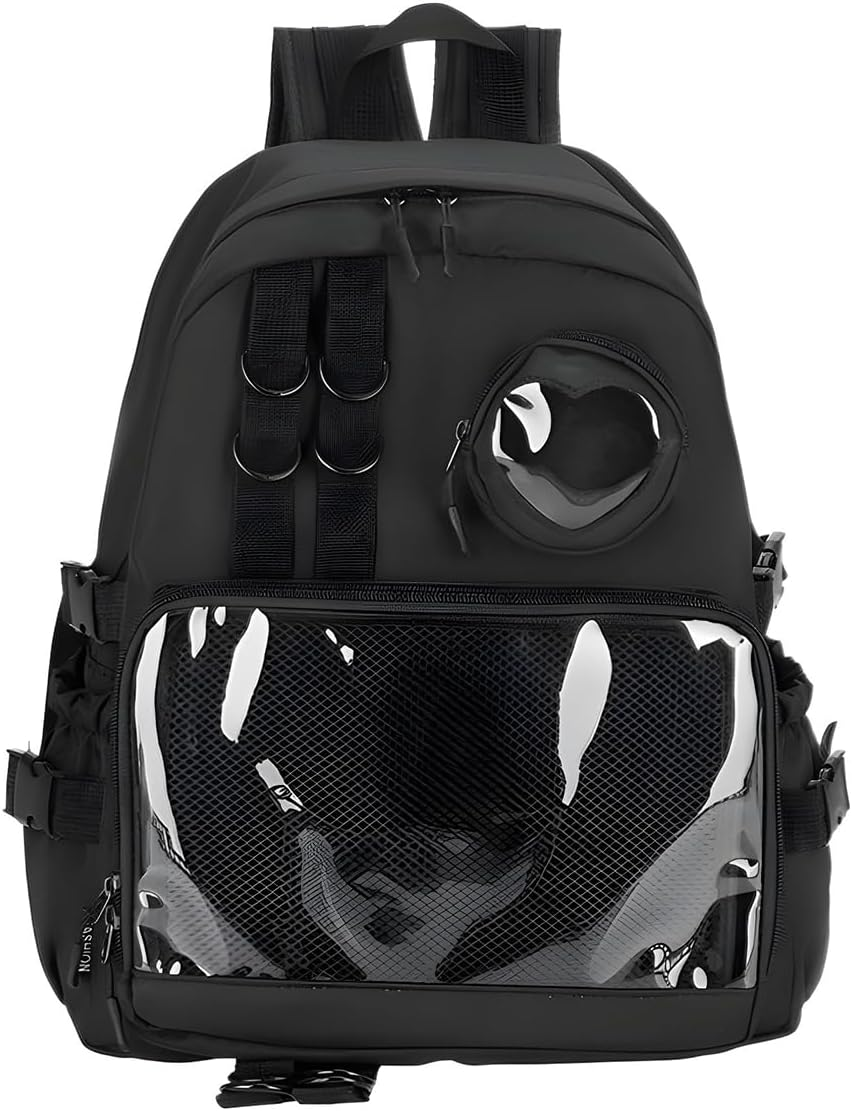 Ita Bag Preppy Backpack with Pin Display Insert for School Anime Cosplay image number 6