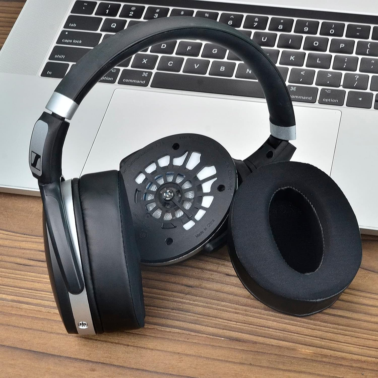 Ear Pads Replacement Cushions Compatible with Sennheiser HD 4.50BT, HD 4.50, HD 4.50BTNC, HD 4.50SE, HD 4.40BT, HD 4.30G, HD 4.20S, HD 458BT, HD 450, HD 450BT, HD 350BT Headset (Silky Cool Gel) image number 1