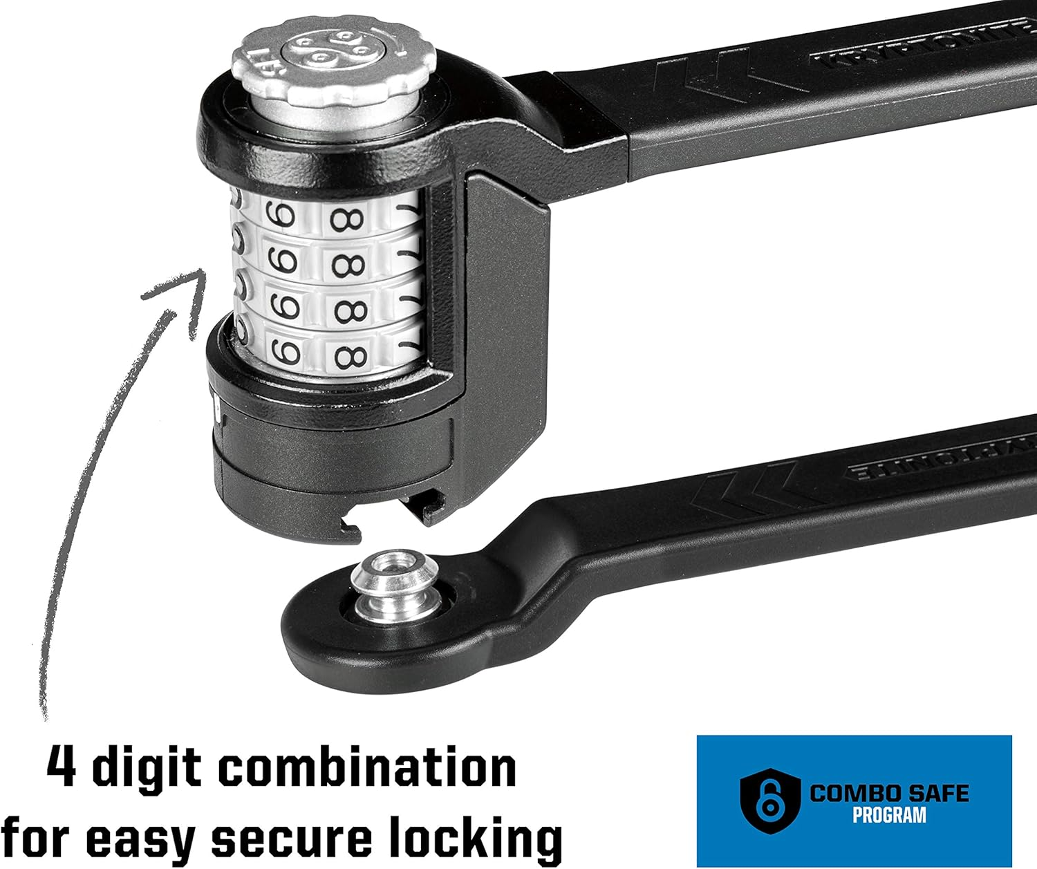 Kryptonite Keeper 585 Folding Combo Bicycle Lock, Black, 3Mm X 85Cm image number 5