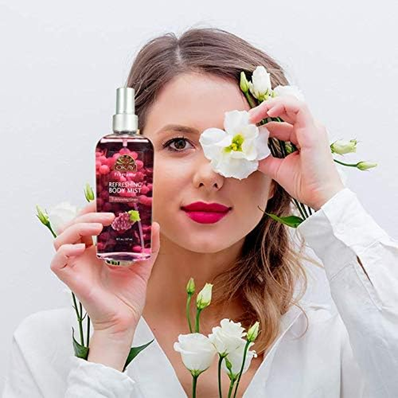 Okay Refreshing Body Mist, Exhilarating Grape, 237Ml