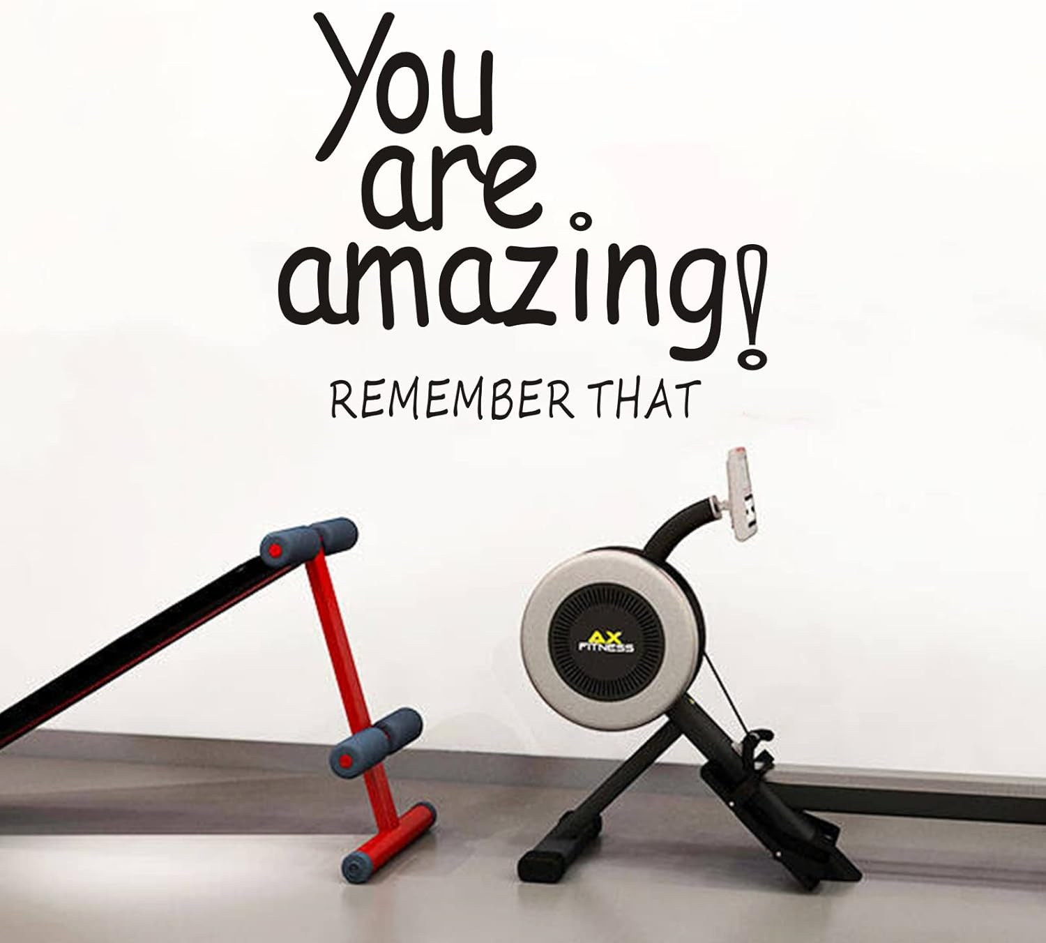 Wall Decals for Kids, Inspirational Wall Stickers, (Easy to Apply), Living Room Bedroom Gym Office School Classroom Nursery Playroom, Quotes Motivational Boys Girls Toddlers Teen Men Women, Teamwork Yoga Dance Garage Positive Home Vinyl Decor Art Family Sayings Words Signs, You Are Amazing 24"X20" image number 3