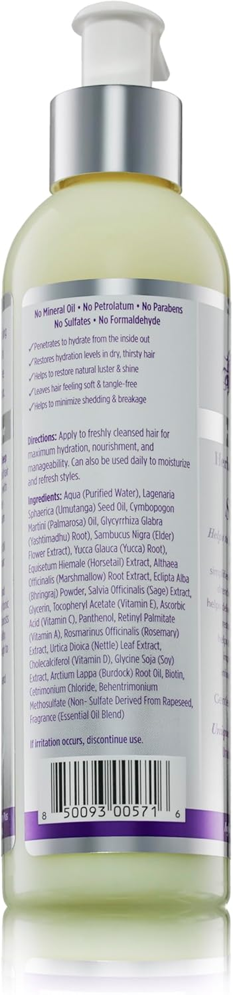 The Mane Choice Heavenly Halo Herbal Hair Tonic & Soy Milk Deep Hydration Softening Milk 8 Fl Oz, Pack of 1 image number 3