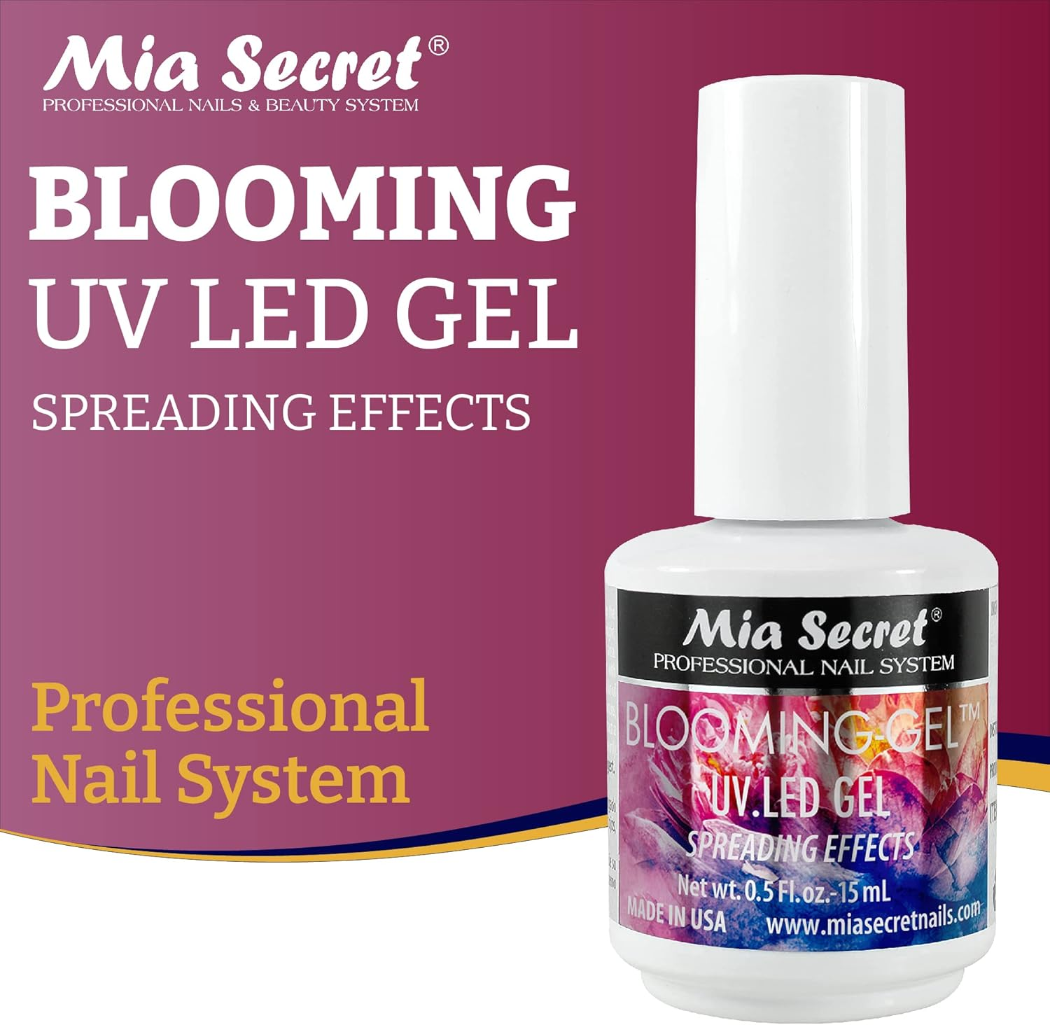 Mia Secret - 15Ml UV,LED BLOOMING GEL for SPREADING EFFECTS image number 1