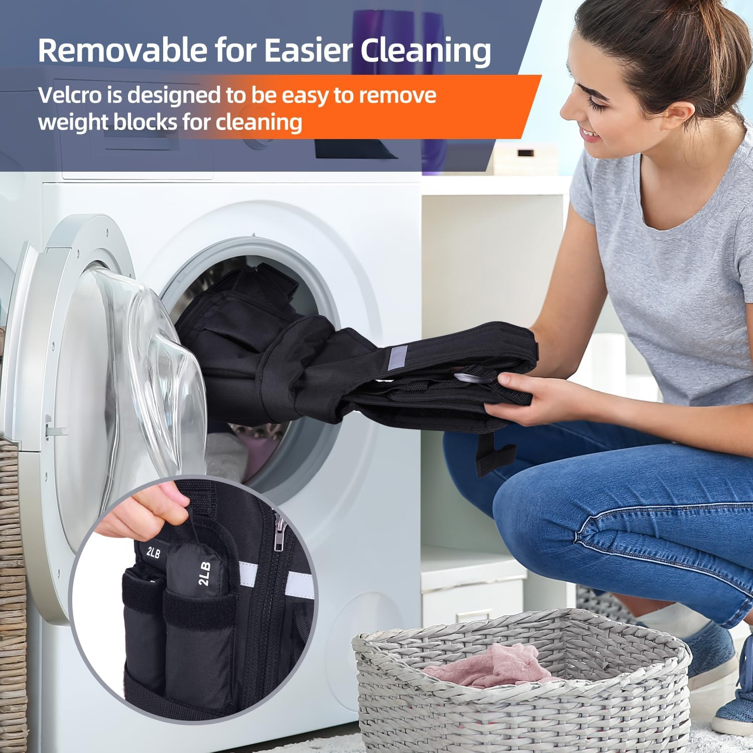 Adjustable Weighted Vest Weights Set: Sportneer 2-18 Lbs/2-19 Lbs Body Weight Vests 9 in 1 Fast Adjust Running Vest for Men Women Gym Home Workout Fitness Strength Training 2-18/19 Lbs Removable image number 6