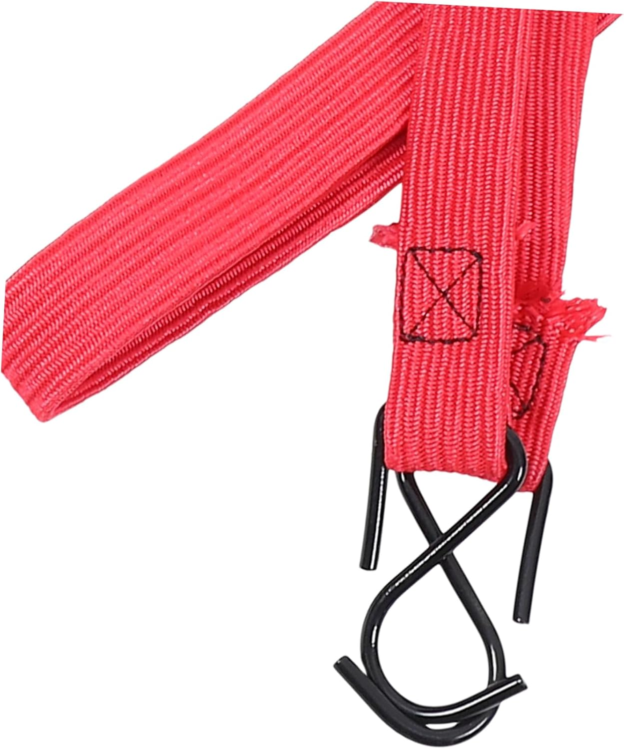 Hoement 4Pcs Elastic Luggage Straps Bungee Cords Hooks Flat Tie down Ropes for Random Color image number 2