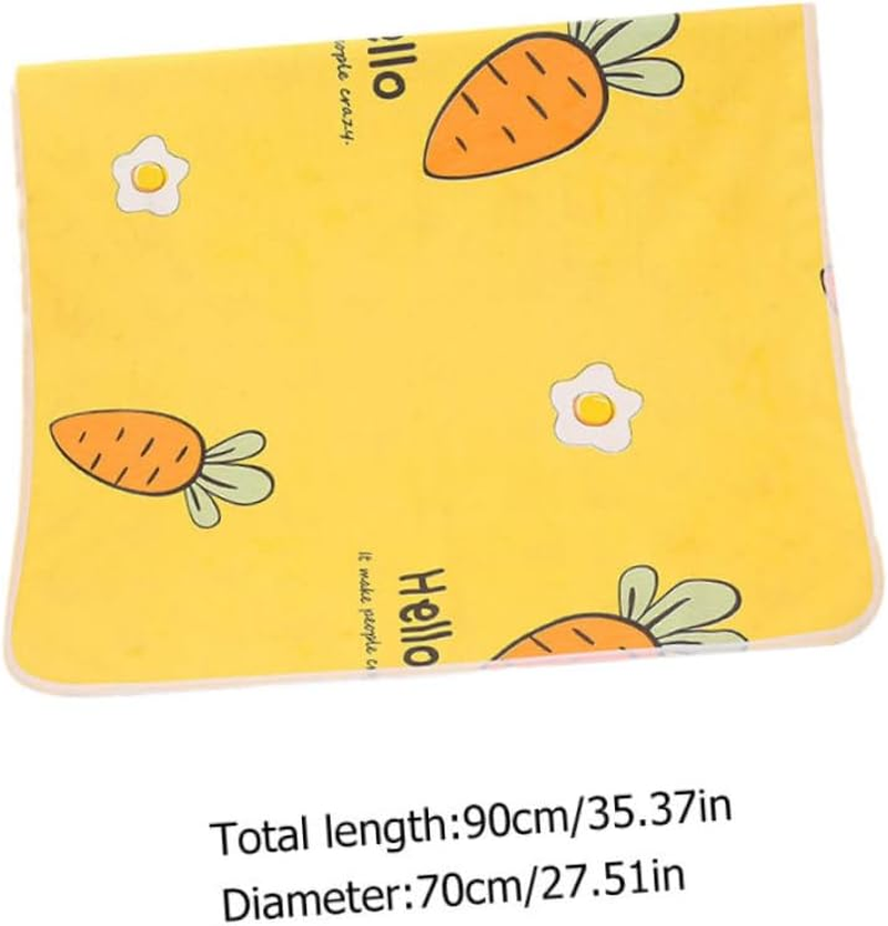 MERRYHAPY Washable Diaper Pad Reusable Change Mat for Diaper Change Pad Fast Absorption for Boys Girls Urinal Soft Cartoon Pattern image number 5