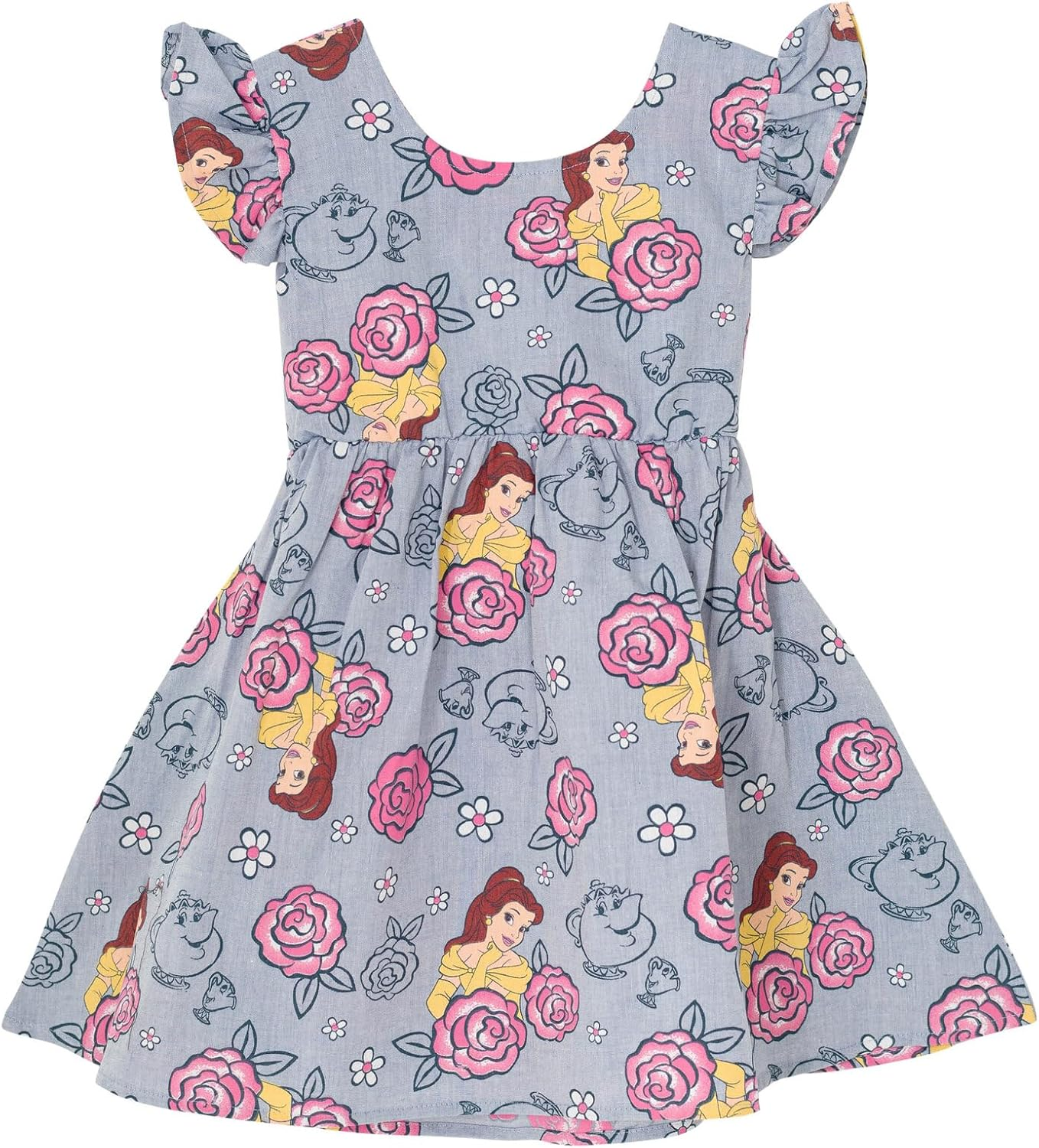 Disney Floral Chambray Skater Dress Newborn to Big Kid