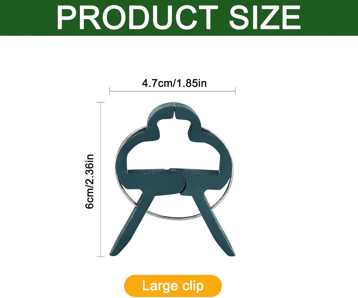 Plant Support Clips for Vines & Tomatoes | Reusable Garden Clips for Strong Vine Support & Healthy Growth | Ideal for Tomato Plants and Climbing Garden Plants (20Small 20Big) image number 5
