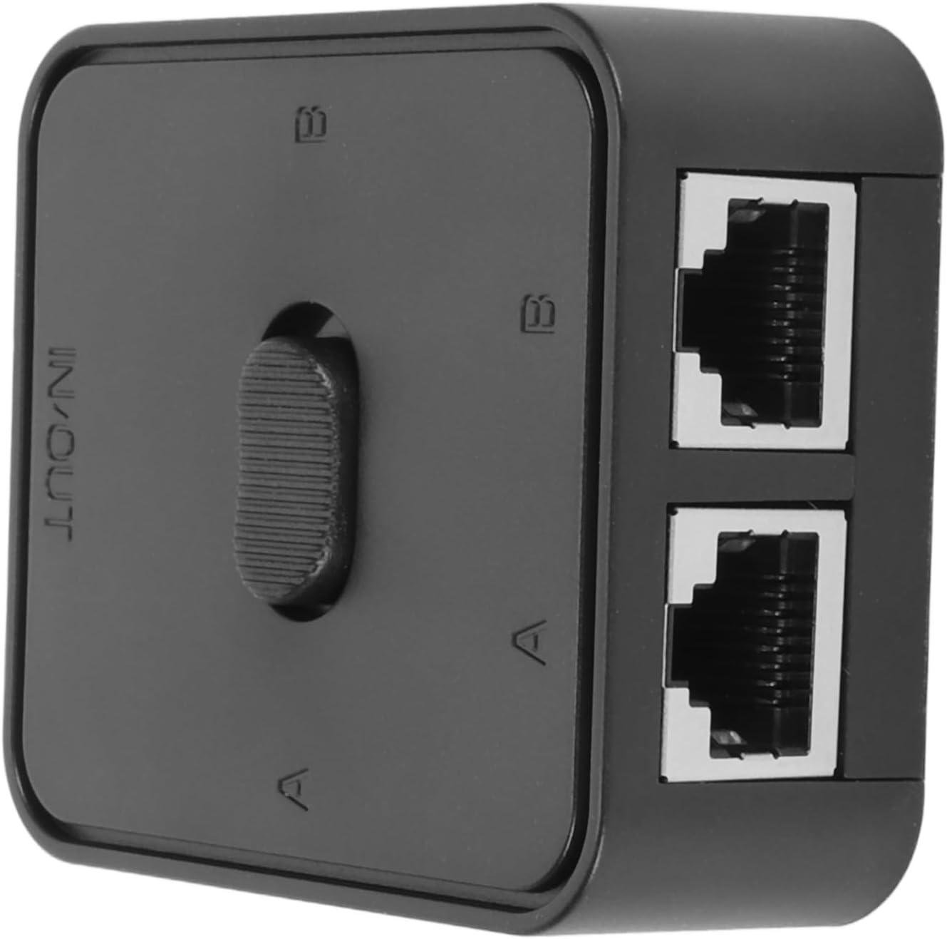 2 Port Gigabit Network Switch, 10 100 1000Mbps, 2 in 1 Out, 1 in 2 Out, RJ45 Splitter Selector Switch for Cat 6, Poe Extender Switch image number 3