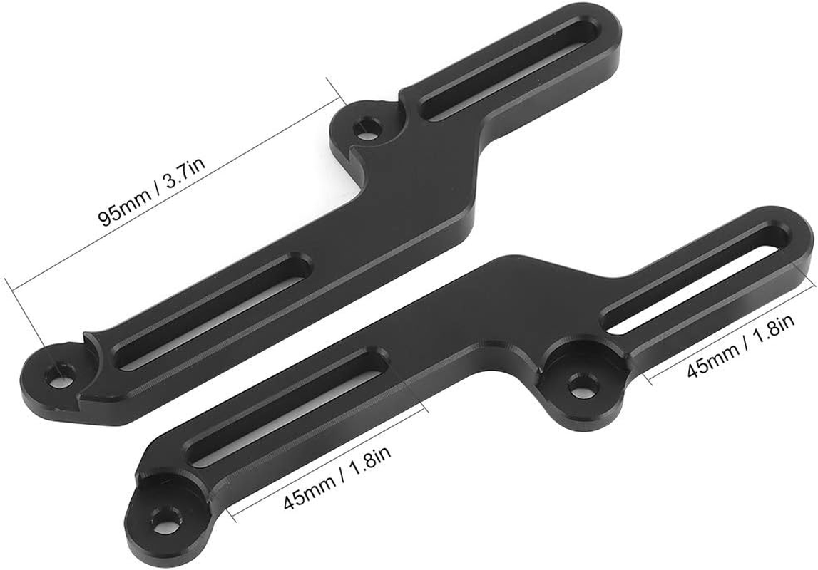 Windshield Adjusters Reducing Noise High Strength Windshield Adjust Bracket T6 Aluminum Black for Hondas Cb500X 2013‑2016 image number 5