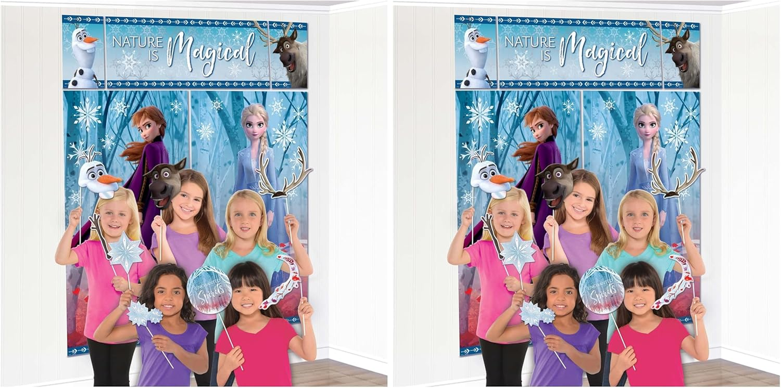 Frozen 2 Scene Setter with Photo Props image number 1