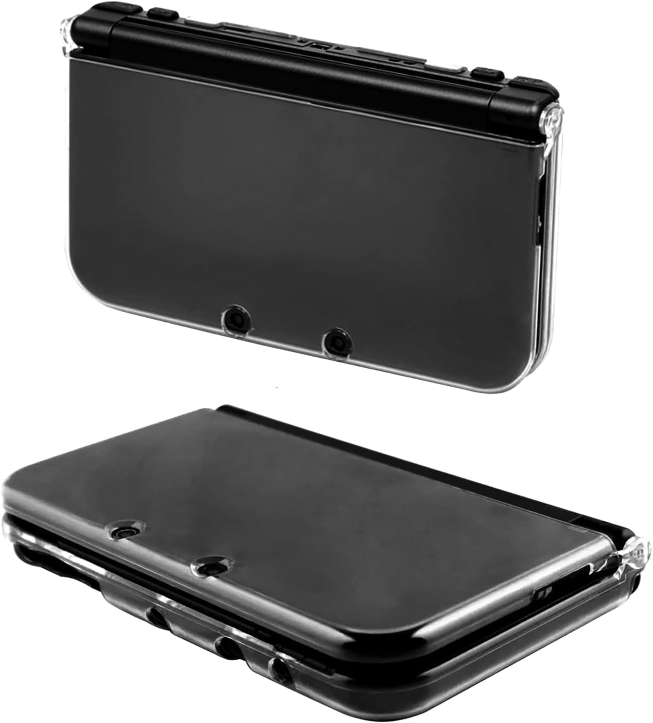 Clear Crystal Hard Protective Case Cover for Nintendo New 3DS XL LL - Slim Transparent Shell Skin, Scratch-Resistant Guard Cover (Transparent) image number 5