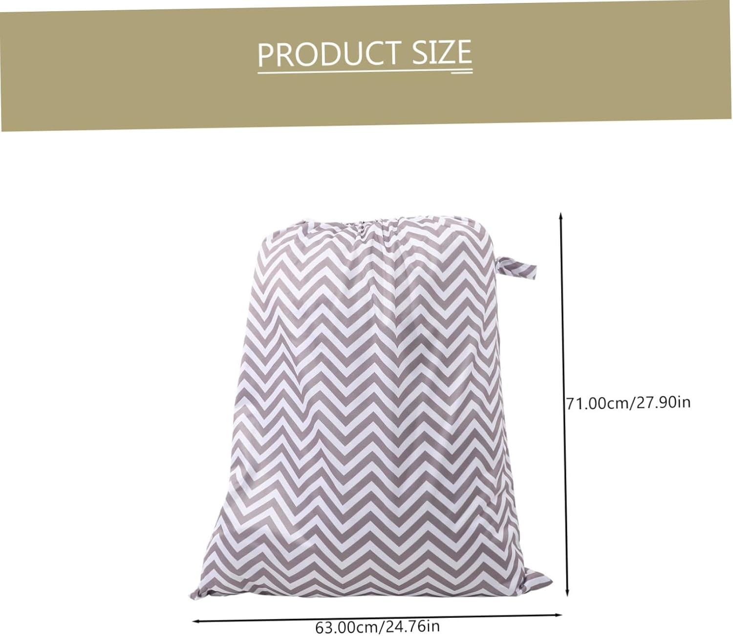 Reusable Diaper Pail Wet Bag Elastic Mouth Diaper Holder Portable Storage Bag for Cloth Napkin Storage for Changing Station image number 5