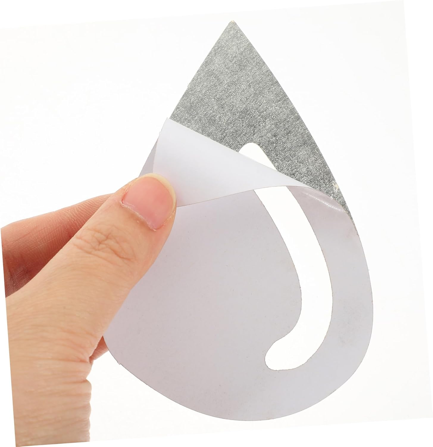 20Pcs Mirror Wall Decal Self-Adhesive Acrylic Stickers Creative Water Drop Decor for Home Decor - Golden image number 7