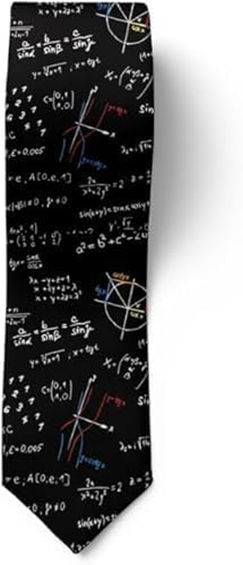 Men'S Microfiber Math Equations Mathematics Novelty Tie Necktie image number 2