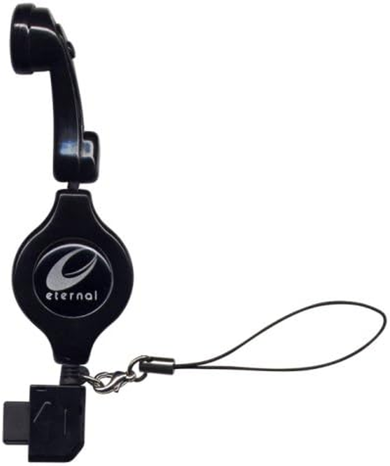 Vivid ET-SK85 Color Reel Style Earphone Microphone Black