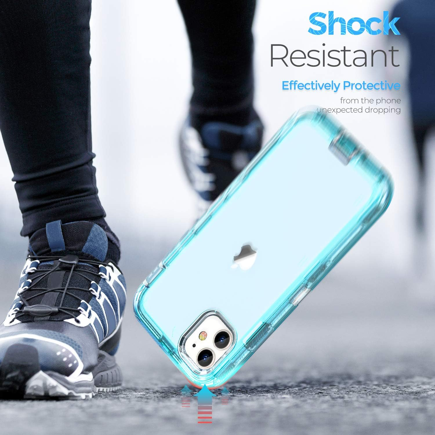 Oribox Case Compatible with Iphone 11, Heavy Duty Shockproof Anti-Fall Clear Case image number 7