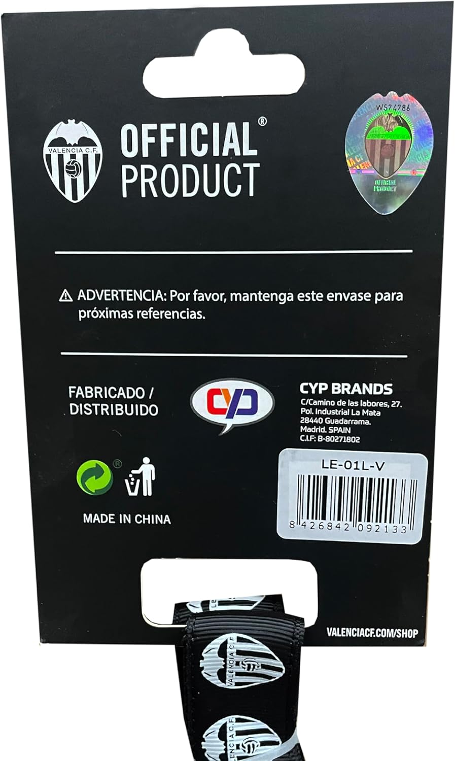 Dog Lead - Size S-M - Valencia Pet Accessories Football Official Product (Cyp Brands)