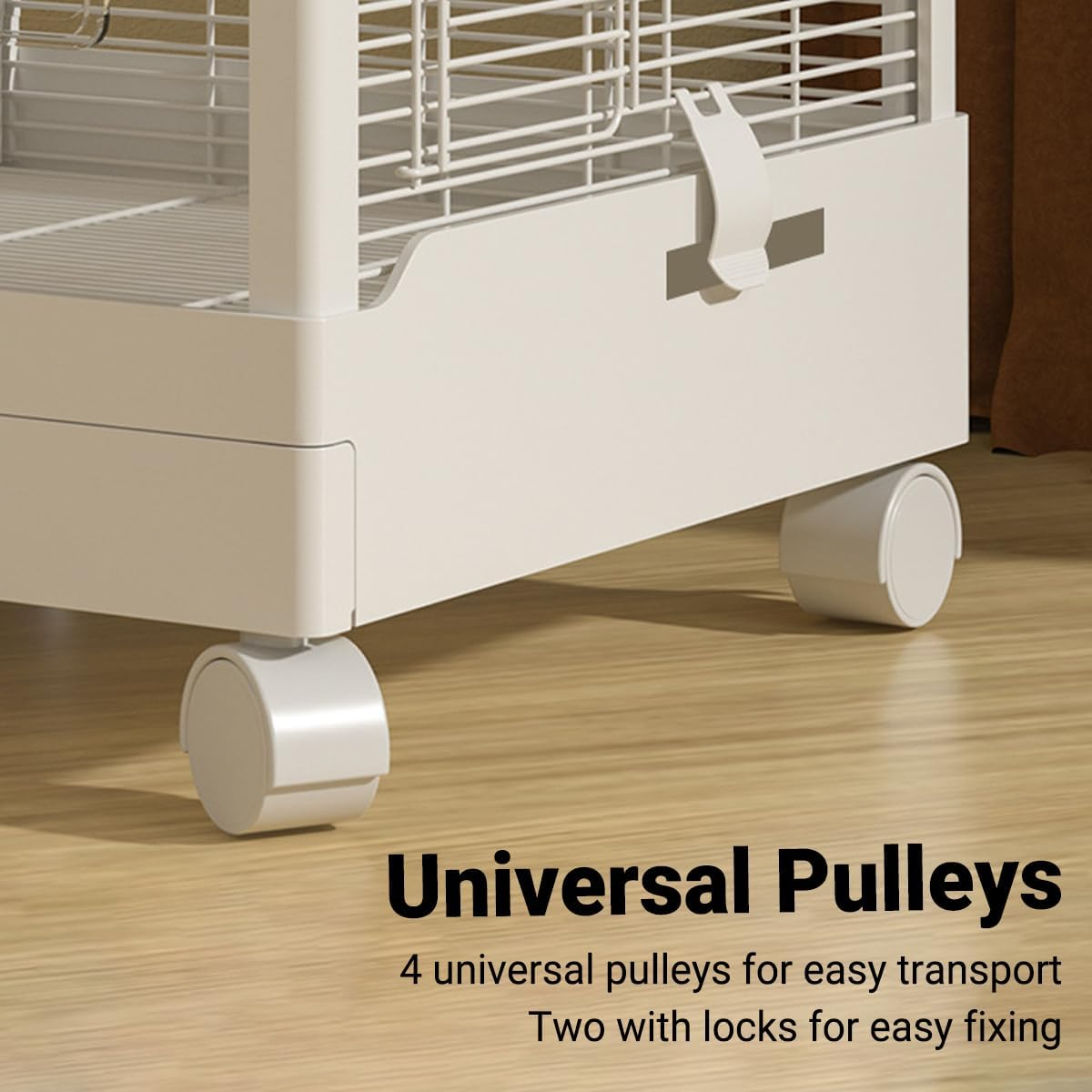 Jade Deals Double Layer Metal Bird Cage Villa, 37&times;18.11&times;18.11In Large Aviary House for Parrot & Small - Medium Birds, Indoor Pet Home