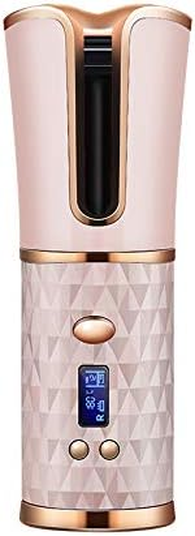 Elikliv Wireless Hair Curler Automatic Curling Iron Ceramic Rotating Cordless USB Rechargeable Timer LCD Digital Hair Curler Irons image number 6