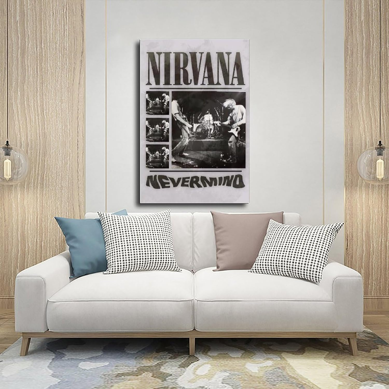 TGDSVPWQ Nirvana Poster Music Poster Wall Art Wall Decor Posters Canvas Poster Unframe:12X18Inch(30X45Cm) image number 4