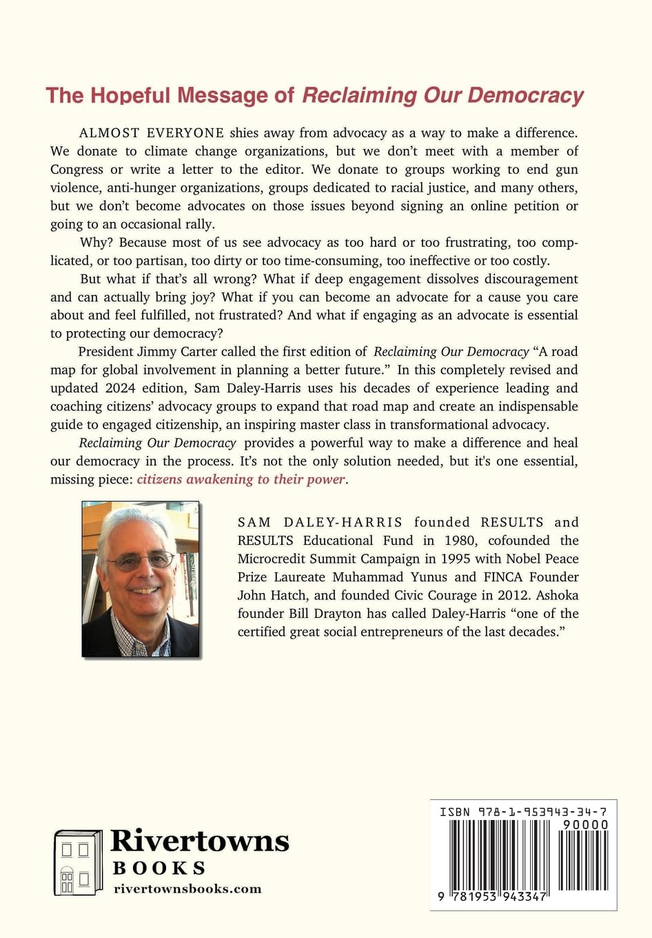 Reclaiming Our Democracy: Every Citizen'S Guide to Transformational Advocacy, 2024 Edition image number 2