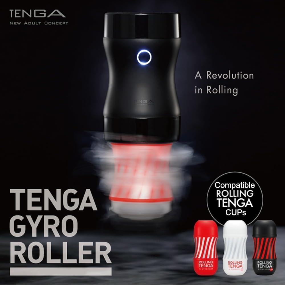 Tenga Rolling Gyro Roller Gentle Cup Soft Male Masturbator, White