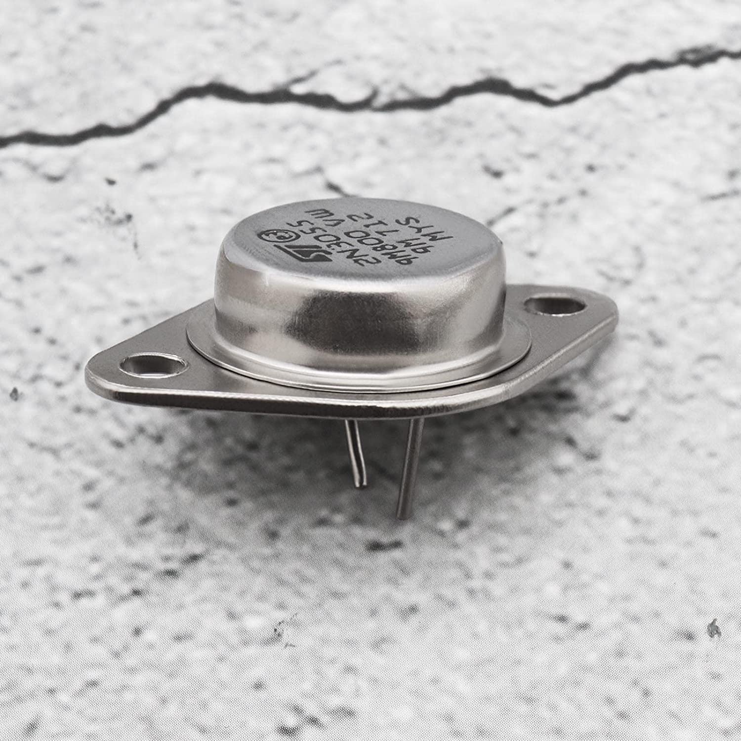 Emagtech 10Pcs 2N3055 NPN Power Transistor 15A 100V 115W NPN High Power Transistor 2N3055 Transistors for Power Supply Circuits Series and Shutdown Controllers image number 6