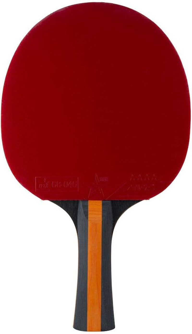 STIGA Vision 4-Star Table Tennis Bat, Black/Red