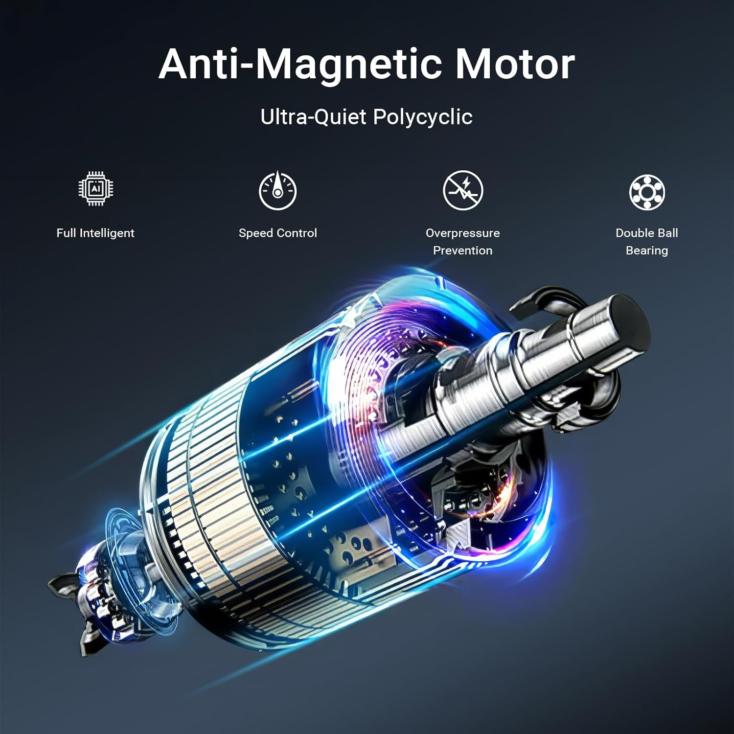 LIAN Automatic Single Watch Winder with Japanese Mabuchi Quiet Motor Wooden PU Leather Soft Flexible Memory Foam Watch Pillows for Men'S and Women'S Watches Blackgrey - Blackgrey image number 4