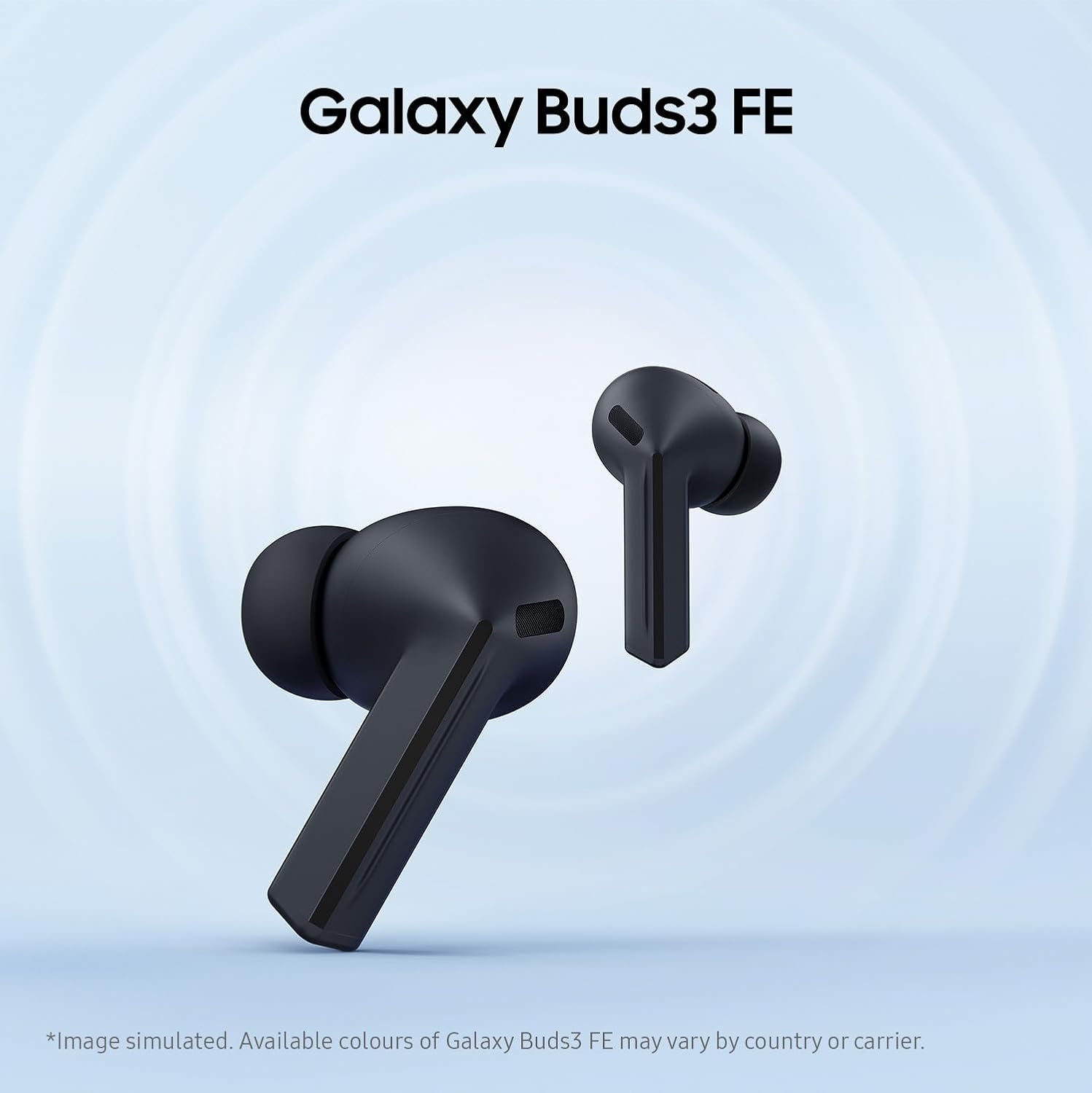 Samsung Galaxy Buds3 FE (2025), Wireless Earbuds, 360 Audio, Active Noise Cancelling, Black [AU Version] image number 5