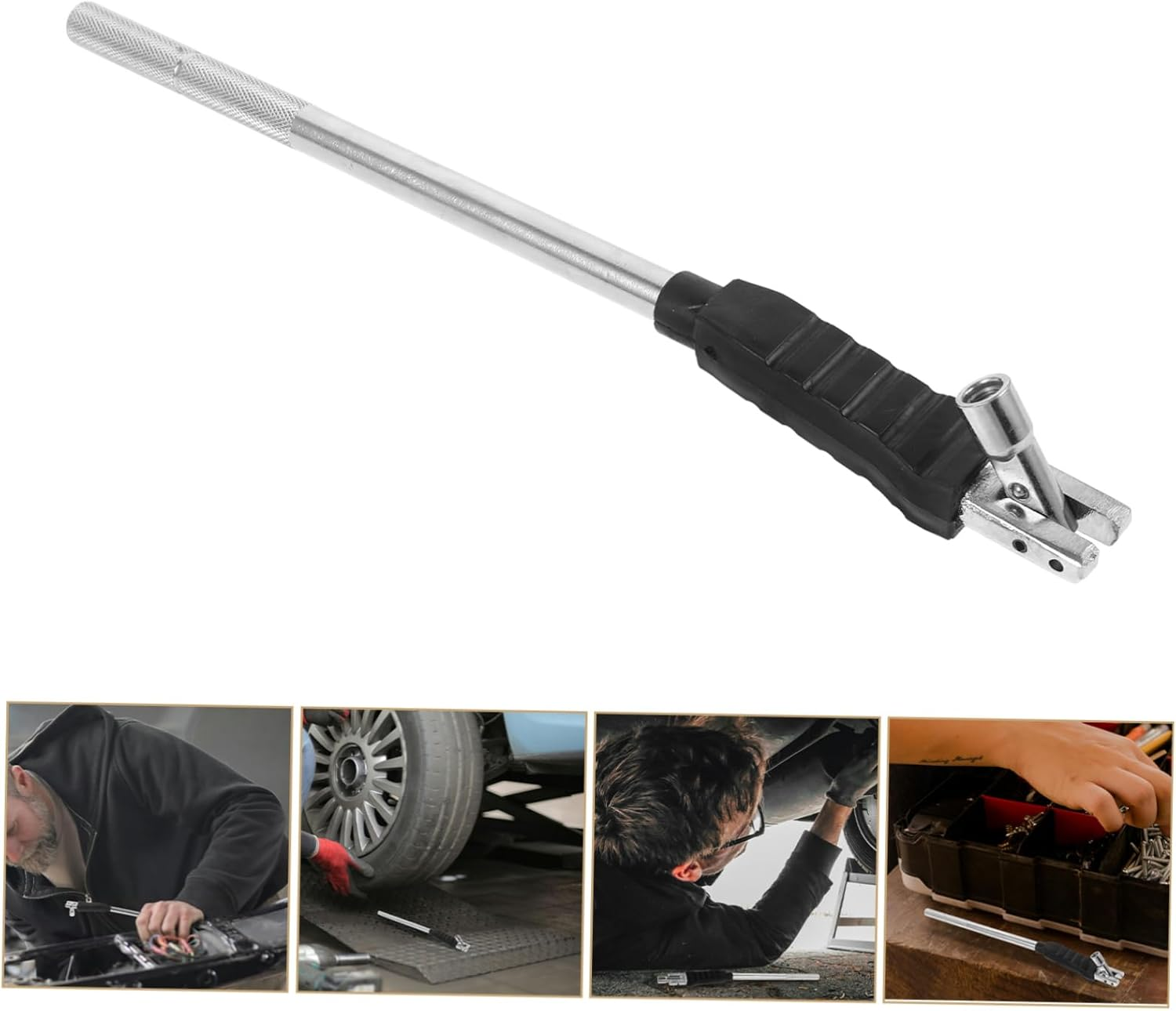 OSOLADY Tire Valve Stem Puller Valve Stem Installer with Steel Handle for Automotive Wheel Repair and Maintenance image number 1