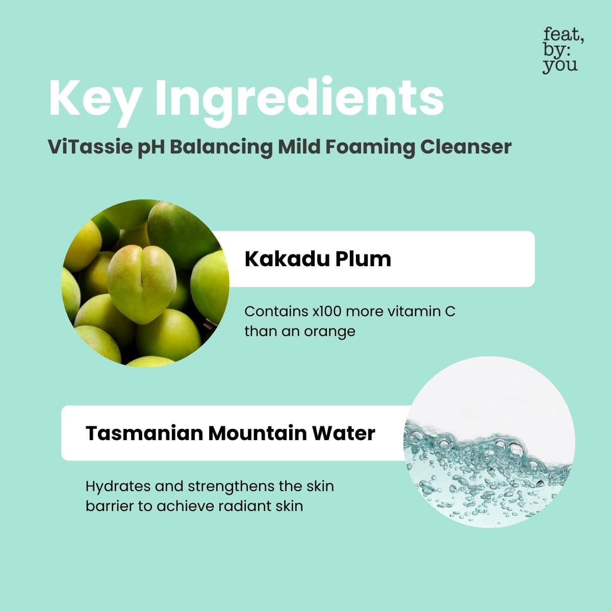 Vitassie the Essentials Trio, Daily Skincare Essentials, Soothing Hydrating and Cooling Finish, Revitalizes and Brightens Dull Skin, Foaming Cleanser, Refreshing Toner, Gel Cream image number 4