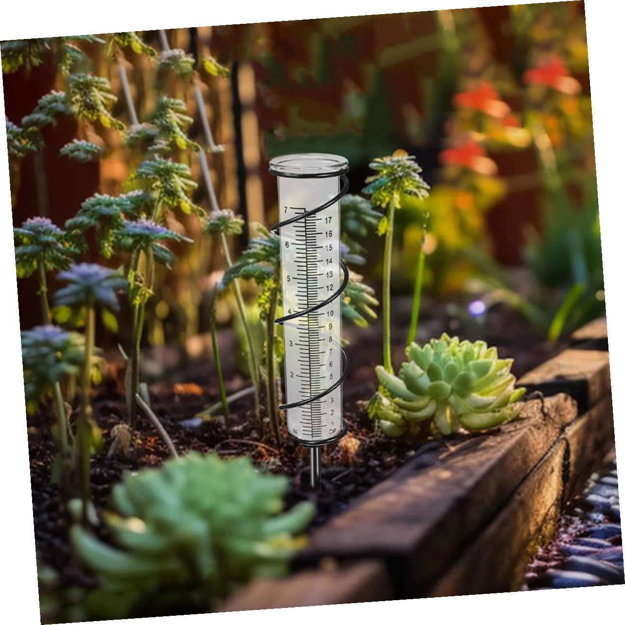 Veemoon 2Pcs Plastic Rain Gauge Replacement Tubes Outdoor Water Measurement for Garden Homes with Freeze Compact Design image number 6