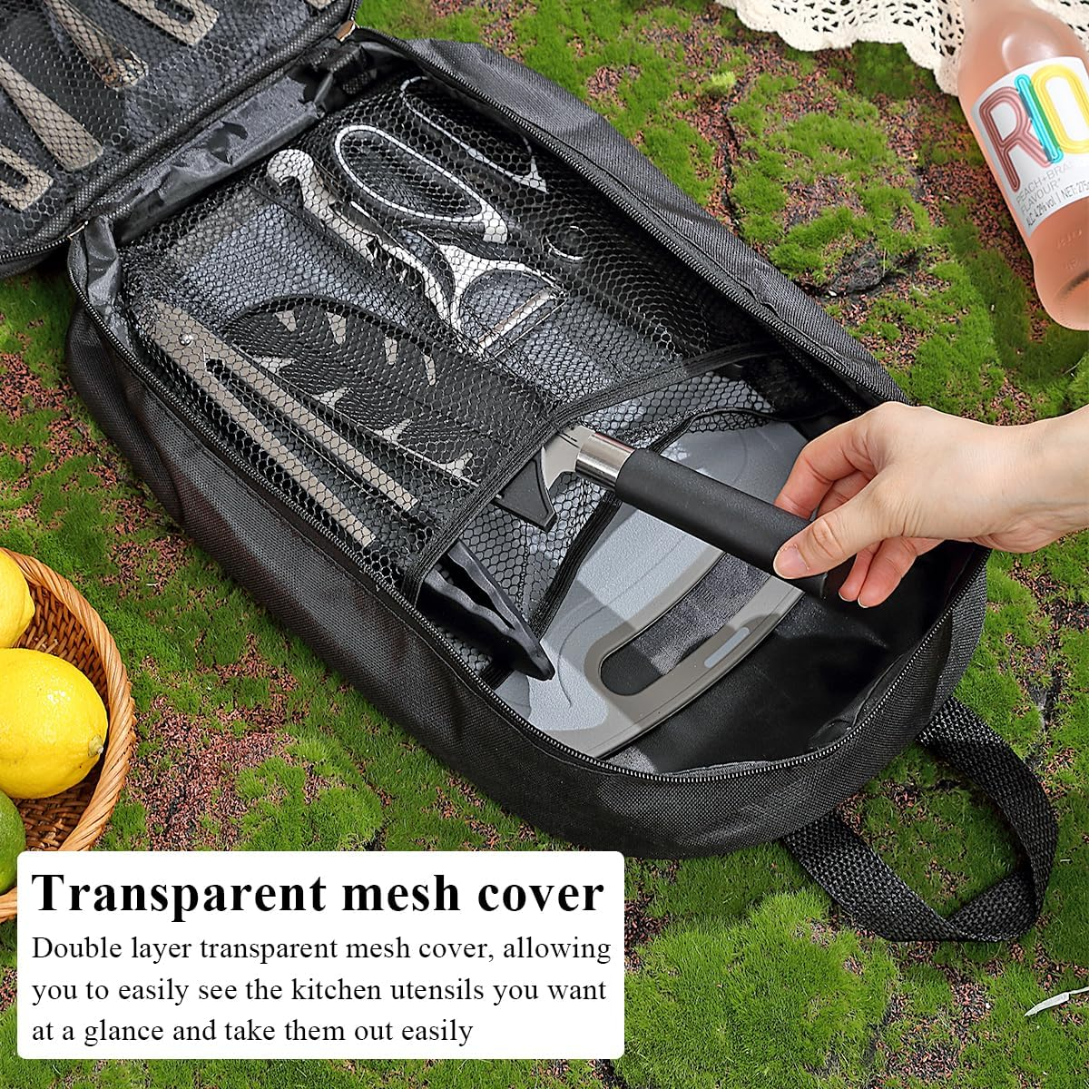 Camping Essentials, Evanda Camping Cooking Utensils, Travel Essentials, Portable Camping Kitchen Utensil Set for Travel, Picnics, Rvs, Camping, Bbqs, Parties image number 1