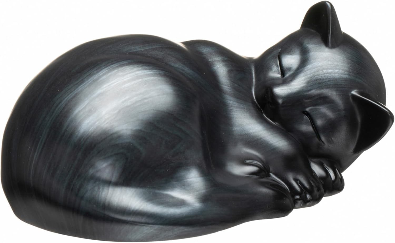 Kriss Art Pet Urns,Sleeping Resin Cremation Cat Urn, Cat Urns for Ashes, Small Animal Urn,Small Pet Urns (Black)&hellip;