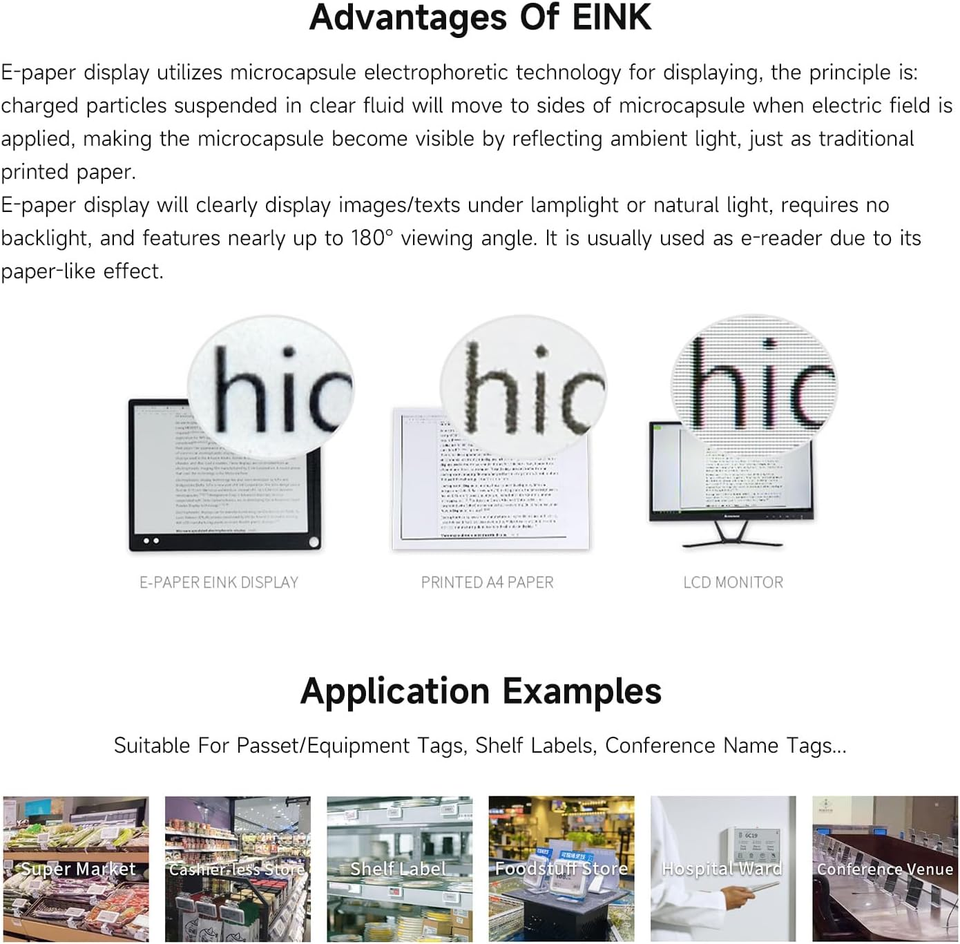 Waveshare 7.3Inch 6-Color E-Paper Display Module, Compatible with Raspberry Pi 5/4B/3B/Zero/Zero W/Zero 2W/Pico/Pico W/Pico WH, Support Jetson Nano/Jetson Orin Nano image number 4