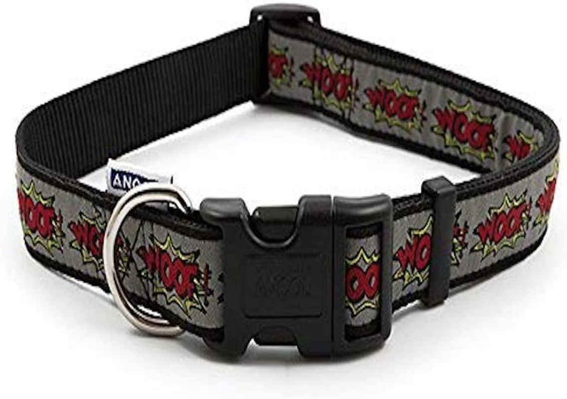 Ancol Woof Dog Collar, 45-70 Cm