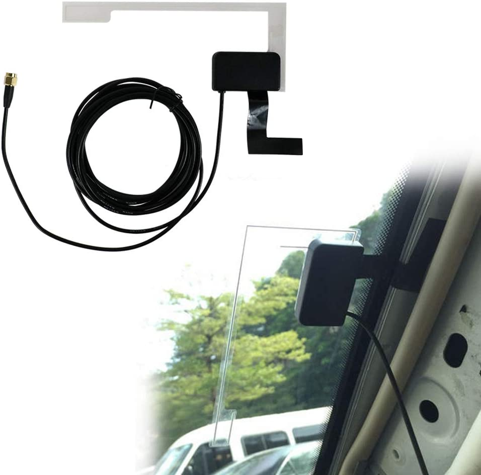 JOYX Dab Car Radio Aerial Antenna SMB Adapter Glass Mount Windshield Dab+ Antenna with SMB Right Angle Plug 3M 9.8Ft image number 5