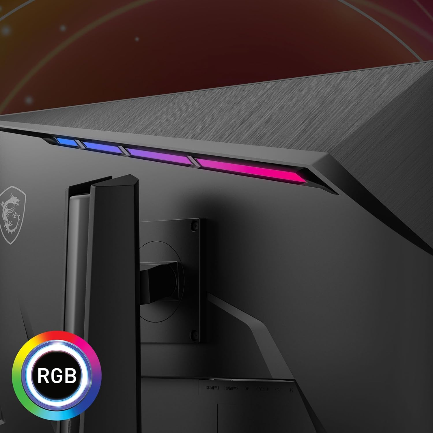 MSI MAG 272URDF E16 27" 4K UHD 160Hz / FHD 320Hz Rapid IPS Gaming Monitor - Black image number 2