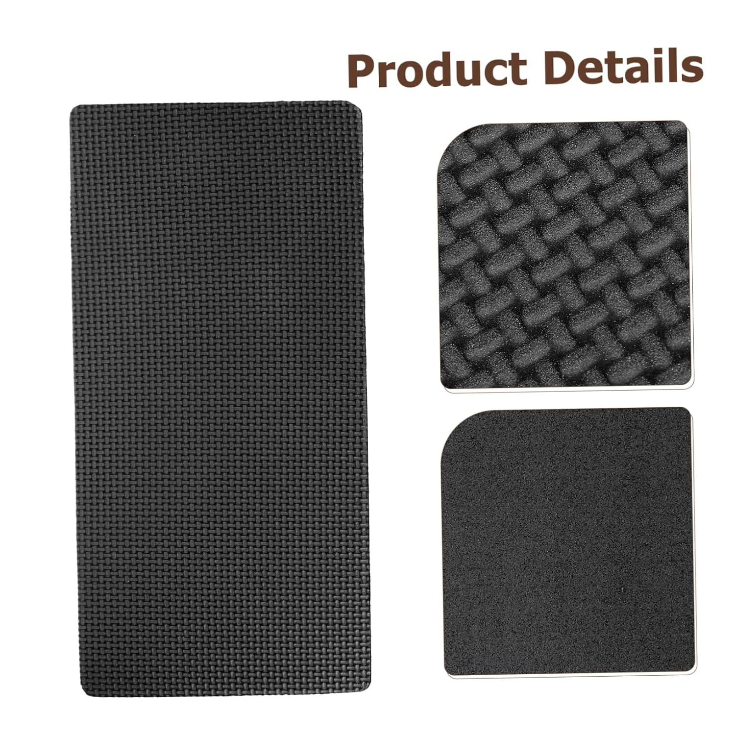 Gogogmee 2Pcs Garden Kneeling Pads Soft Eva Knee Mats for Gardening and Exercise, Mini Portable Knee Cushions Black, Comfortable Protective Kneelers for Outdoor Work and Yoga image number 2