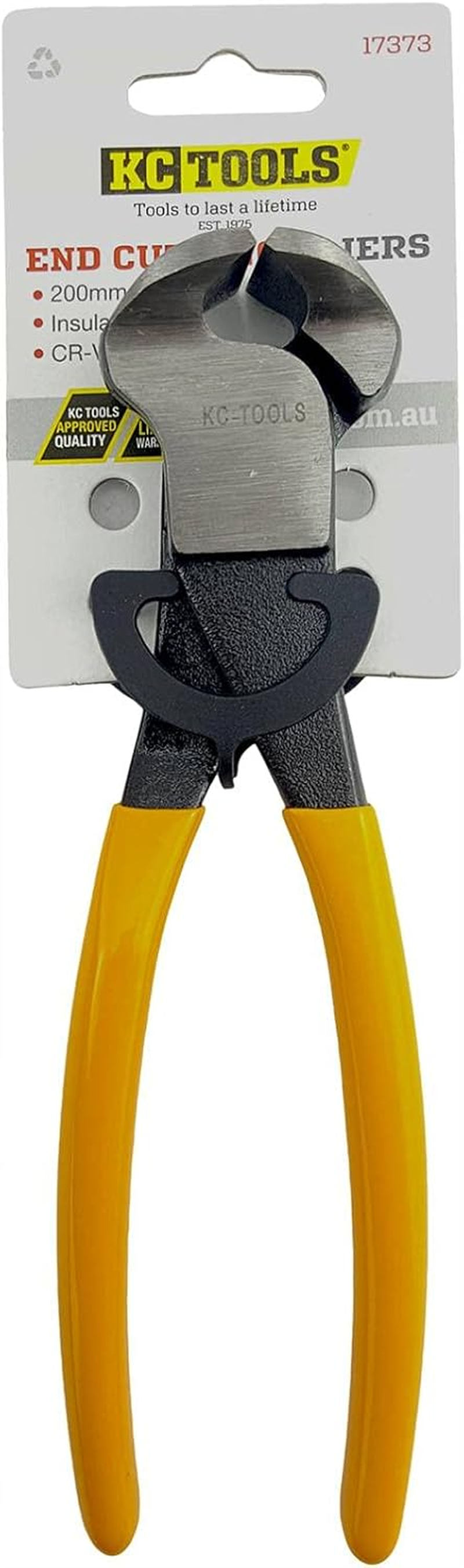 Kc-Tools End Cutting Pliers, 200 Mm Length