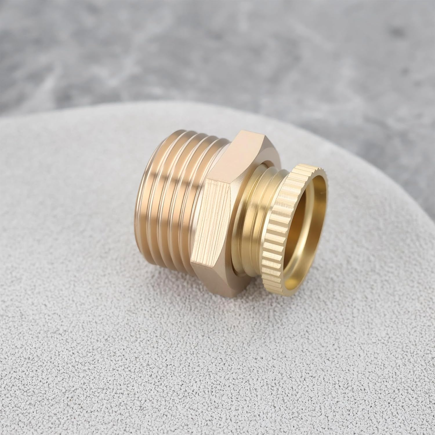 2Pcs 3/8"BSPP Male Thread Air Compressor Drain Valve 9Mm ID Brass image number 5