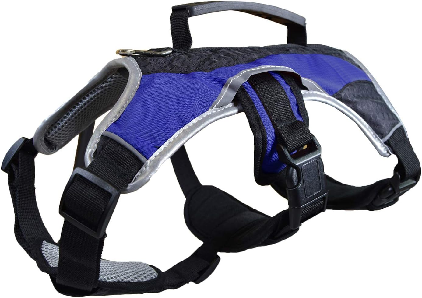 Dog Walking Lifting Carry Harness, Support Mesh Padded Vest, Accessory, Collar, Lightweight, No More Pulling, Tugging or Choking, for Puppies, Small Dogs (Blue, Large), by Downtown Pet Supply