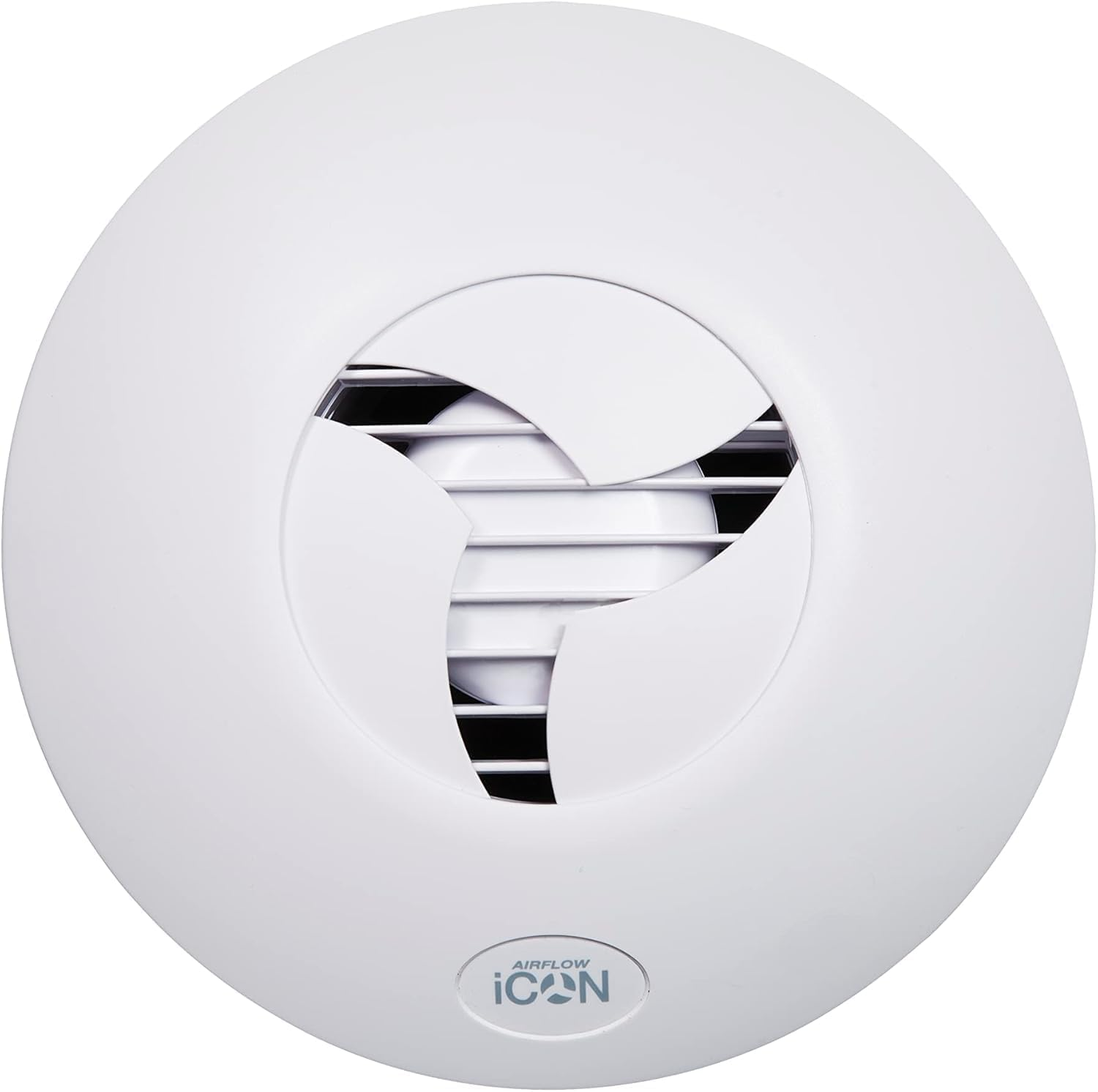 Airflow&reg; Icon 30 Bathroom Extractor Fan - 100 Mm/4 | 33 L/S Airflow, Energy Efficient 10.7 W, Quiet Iris Closure, PIR & Timer Modules Sold Separately image number 4