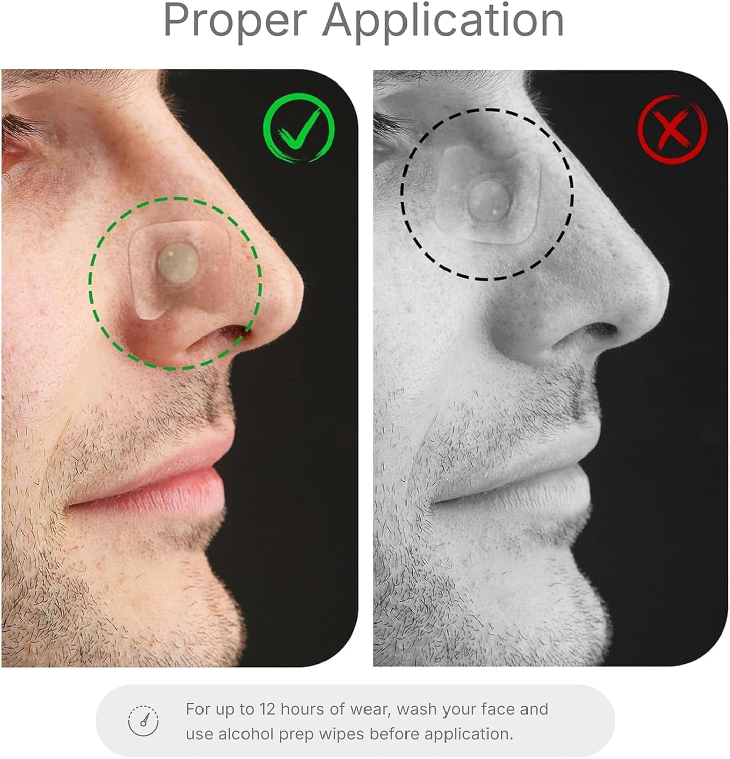 30 Pcs Intake Breathing Nasal Strip, IGGDOQI Anti-Snoring Sleep Nose Strips, Intake Breathing Nose Magnets, Boost Oxygen Intake, Reduce Snoring, Improve Sleep Quality, for Men & Women (White) image number 6