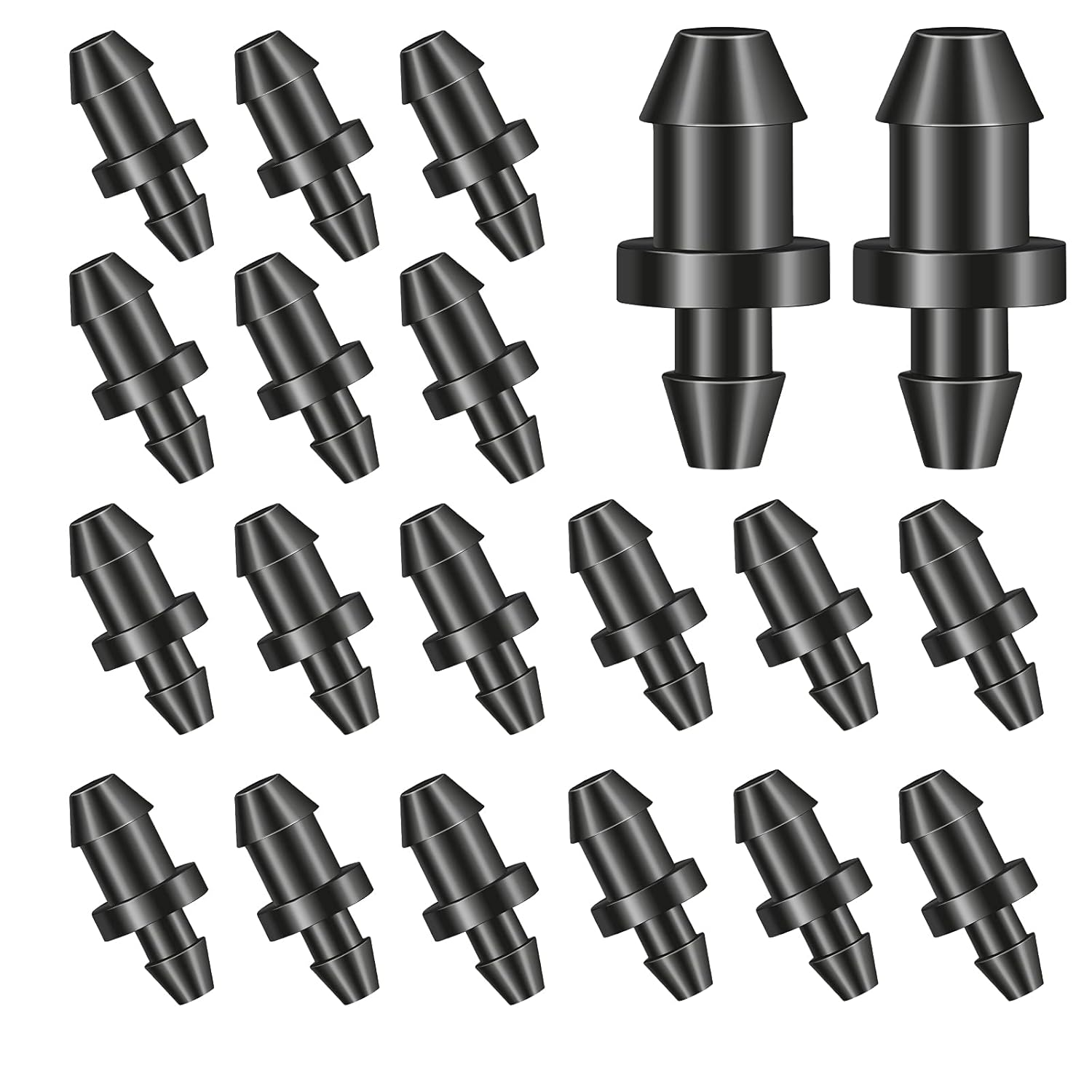 150 Pieces Drip Irrigation End Plugs Coolrunner Goof Plugs for Drip Irrigation Black Plug Drip Irrigation Tube End Closure Irrigation Garden Lawn Supplies image number 2