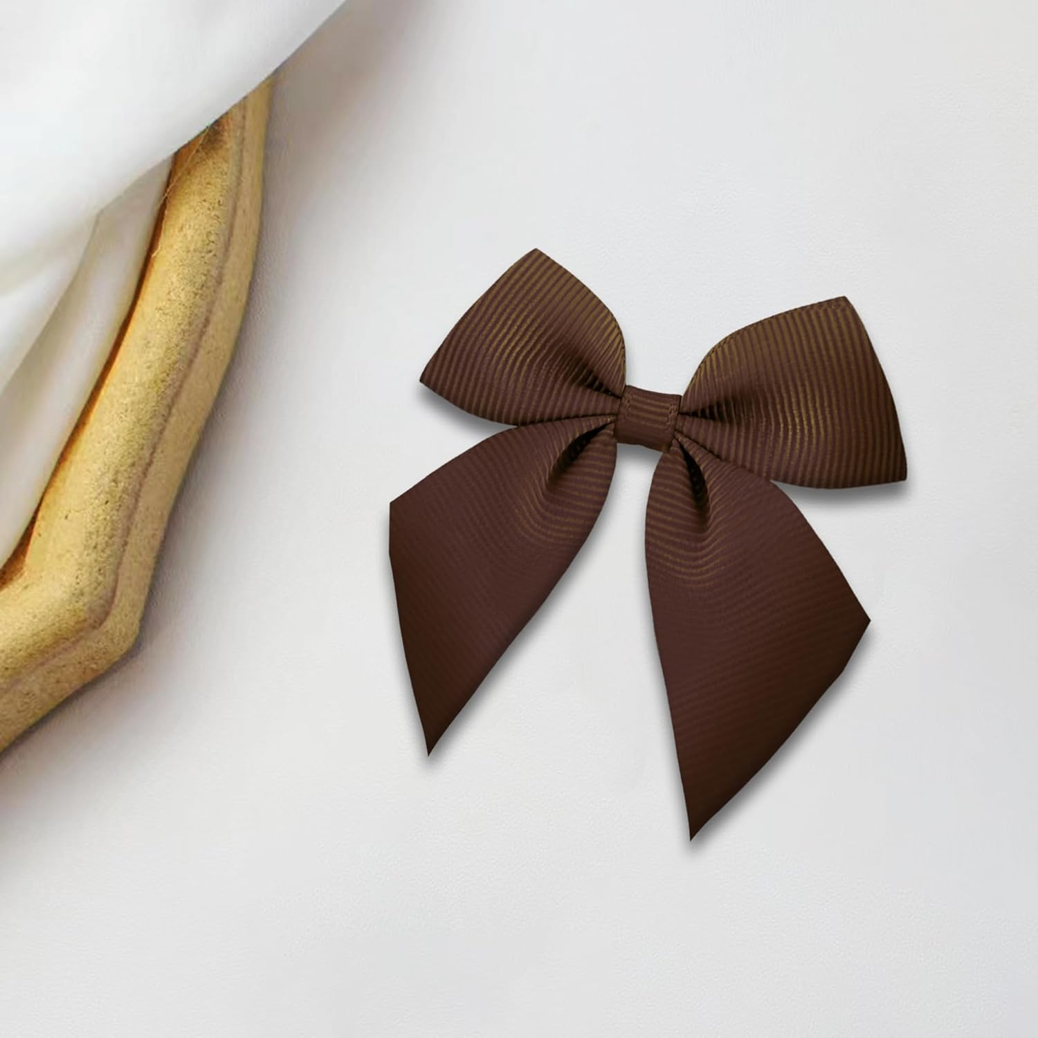 Bow Hair Clip Accessories Large Ribbon Bows School Party Girls,1Pcs in a Pack 12 Colours (Purple)